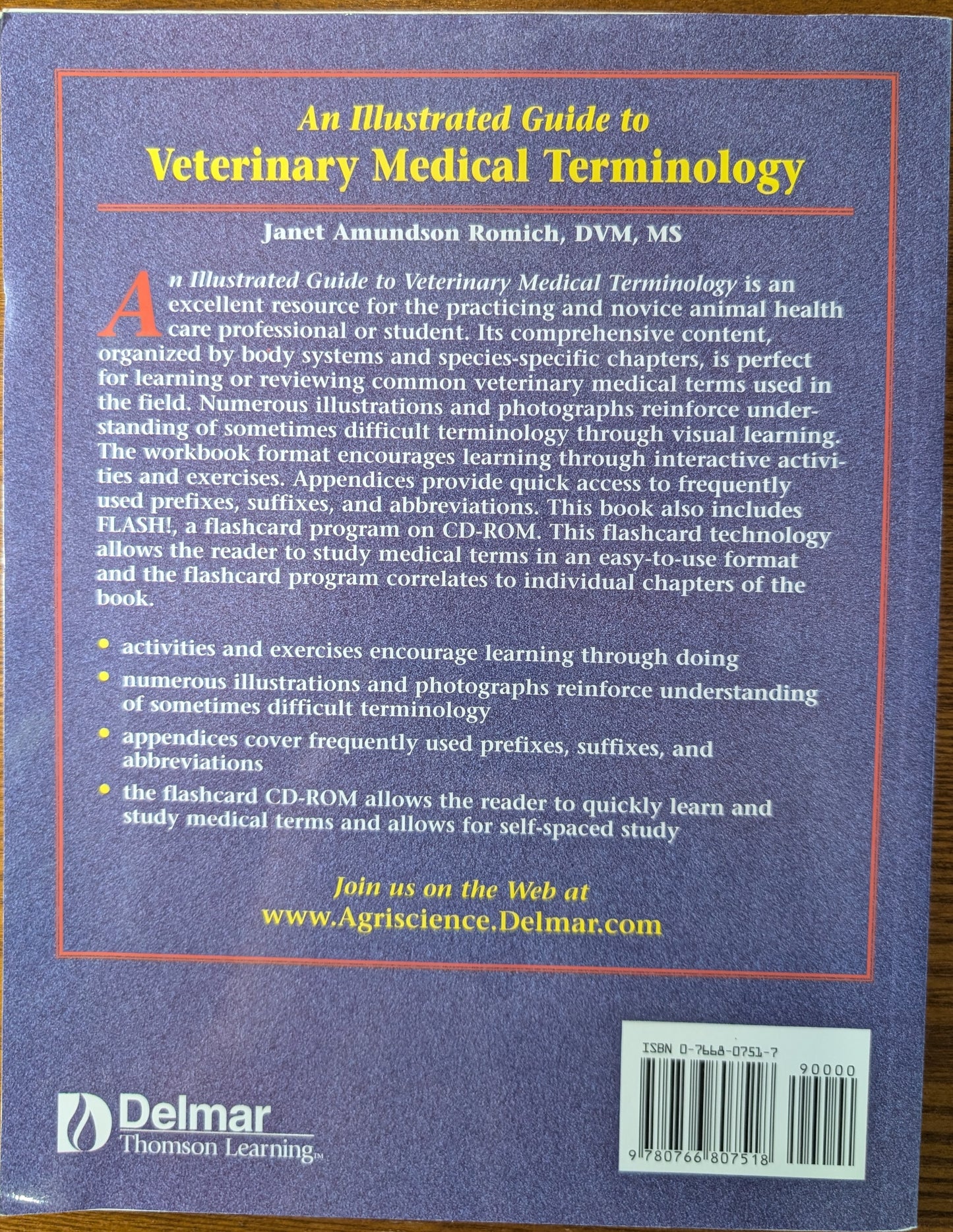 An Illustrated Guide to Veterinary Medical Terminology (Hardcover)