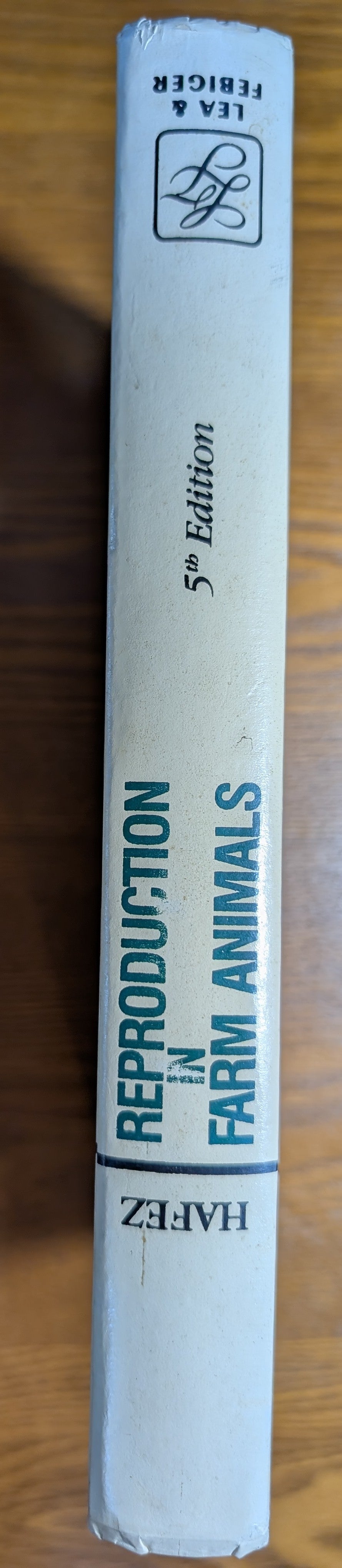 Reproduction In Farm Animals 5th Edition Hardcover