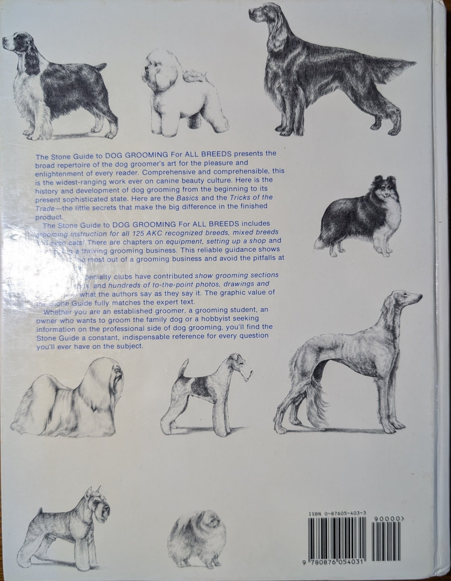 The Stone Guide to Dog Grooming For All Breeds Hardcover